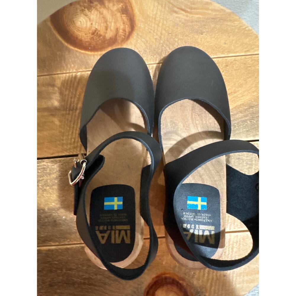 MIA Women's Abba Black Clogs size 38 (7) - Picture 8 of 8